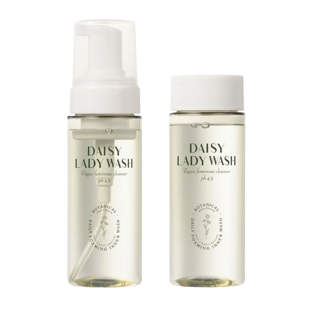 CU SKIN Dr. Solution Daisy Lady Wash 150ml+150ml - Веганська пінка для інтимної гігієни з запасним блоком - фото №2 CU SKIN Dr. Solution Daisy Lady Wash 150ml+150ml - Веганська пінка для інтимної гігієни з запасним блоком - фото №2
